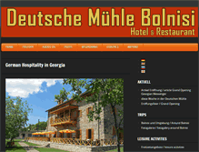 Tablet Screenshot of muehle-bolnisi.com